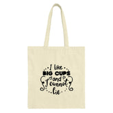 Big Cups Tote Bag, Funny Quote, Trendy Tote Bag, Unique Design Tote, Gift For Her, Coffee Lover Bag, Everyday Bag, Shopping Bag - Tawshia